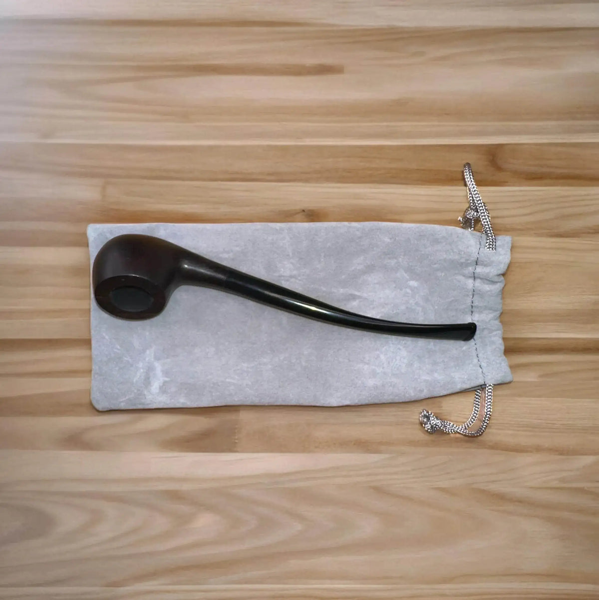 17 cm Churchwarden Pipa med Kylpinne – För En Kylig och Smidig Rökning
