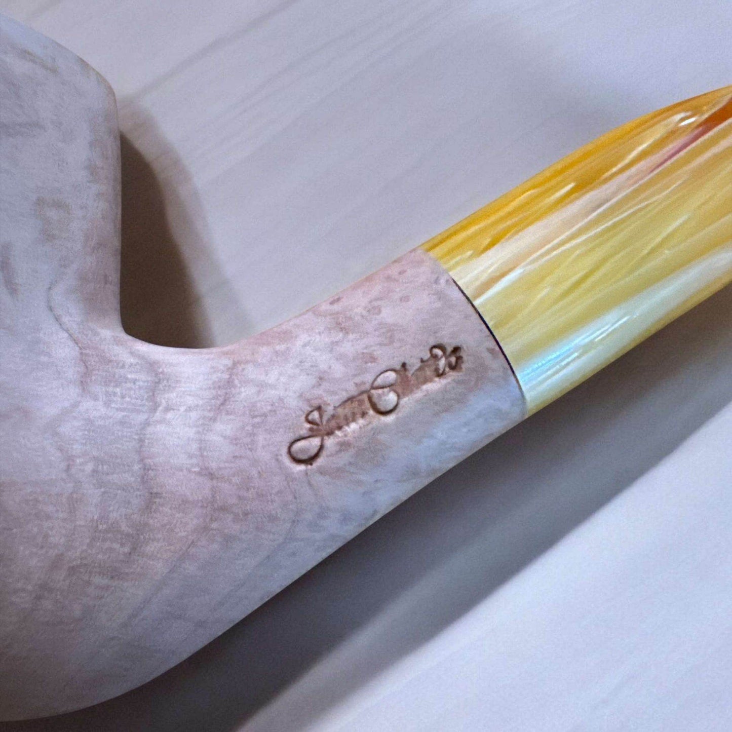Jean-Claude Böjd Pipa Natural Yellow - Pipe-Shop.se