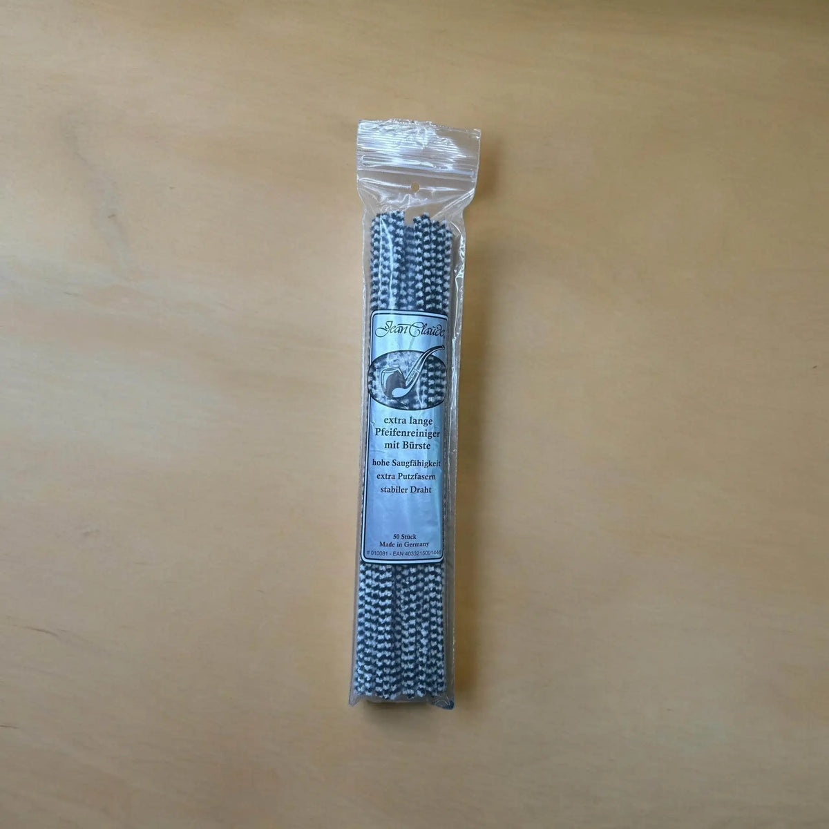 Piprensare JeanClaude med Borst, 30 cm lång, 50-pack – För Skonsam och Effektiv Piprensning