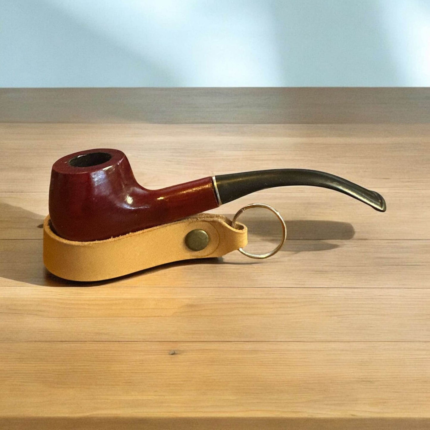 Billig Nybörjarpipa Golden Leaf – Rak & Kvartsböjd Modell - Pipe-Shop.se