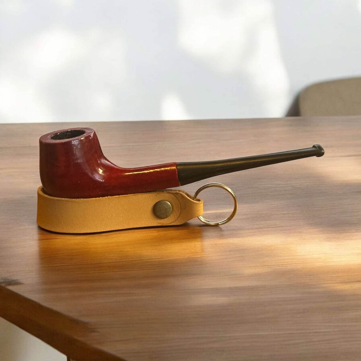 Billig Nybörjarpipa Golden Leaf – Rak & Kvartsböjd Modell - Pipe-Shop.se
