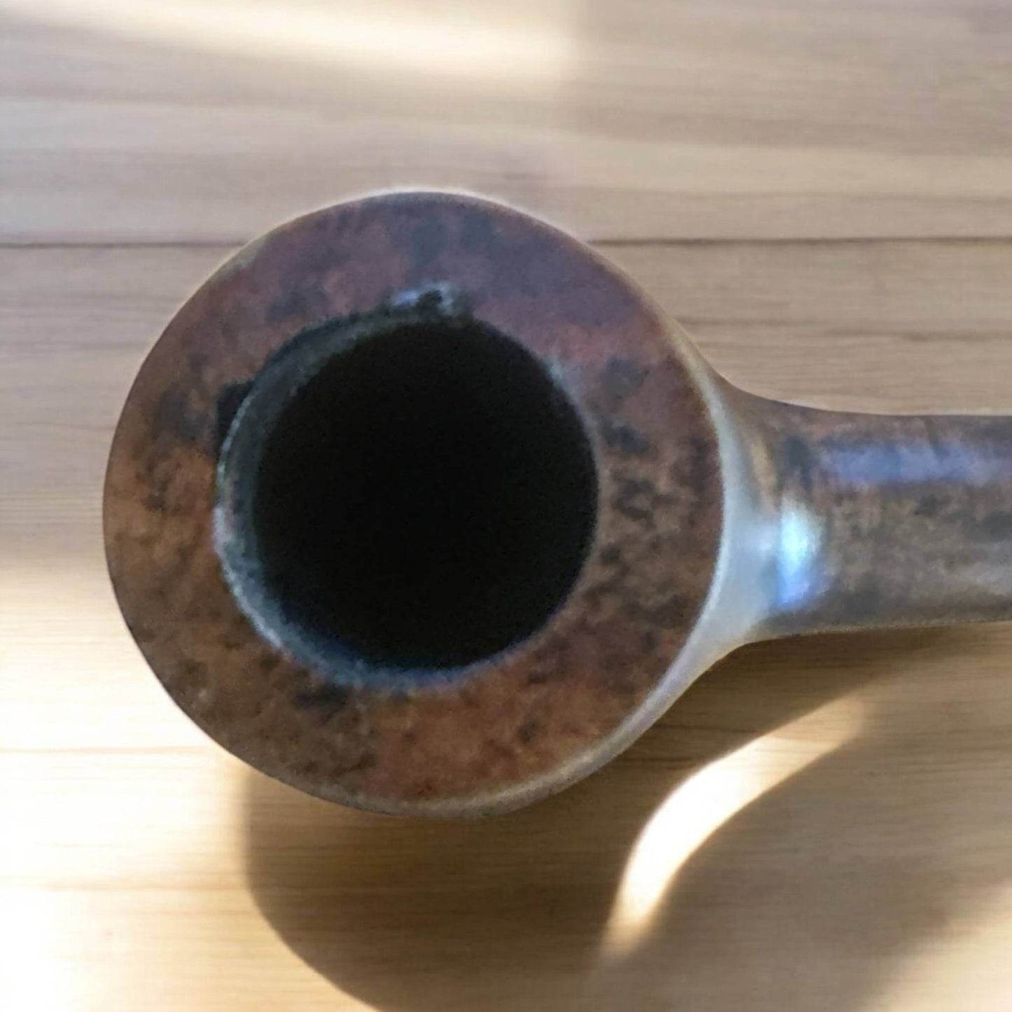 Brandy Träpipa – Walnut Brown Matte | Rak Tobakspipa i Klassisk Design - Pipe-Shop.se