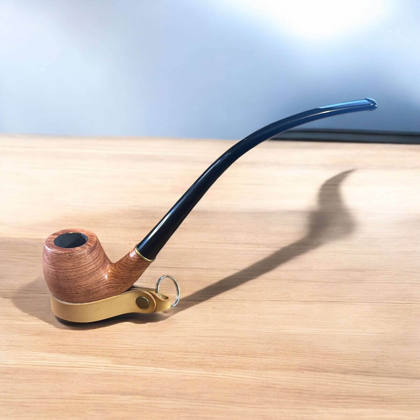 Churchwarden Rosewood Tobakspipa – 2-i-1 Design med Utbytbara Munstycken - Pipe-Shop.se