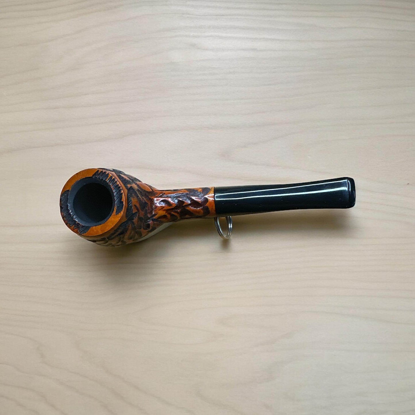 Lorenzo Spitfire Sport Rusticated Diamond Shank Briar Pipa – Elegant och Robust Design för Enastående Piprökning - Pipe-Shop.se