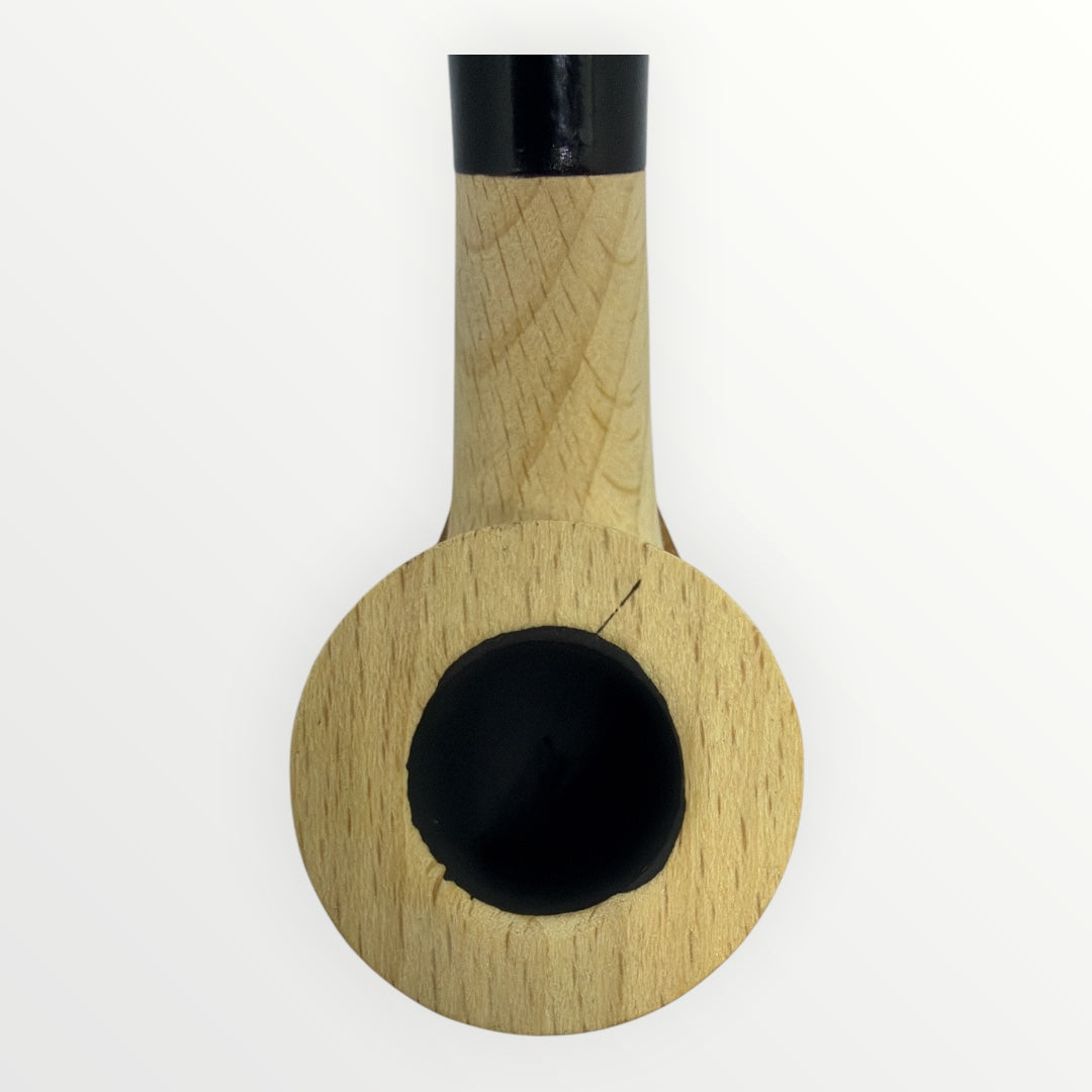 Pipa Naturell – Obehandlad Träpipa i Modell Bent Dublin (140mm)