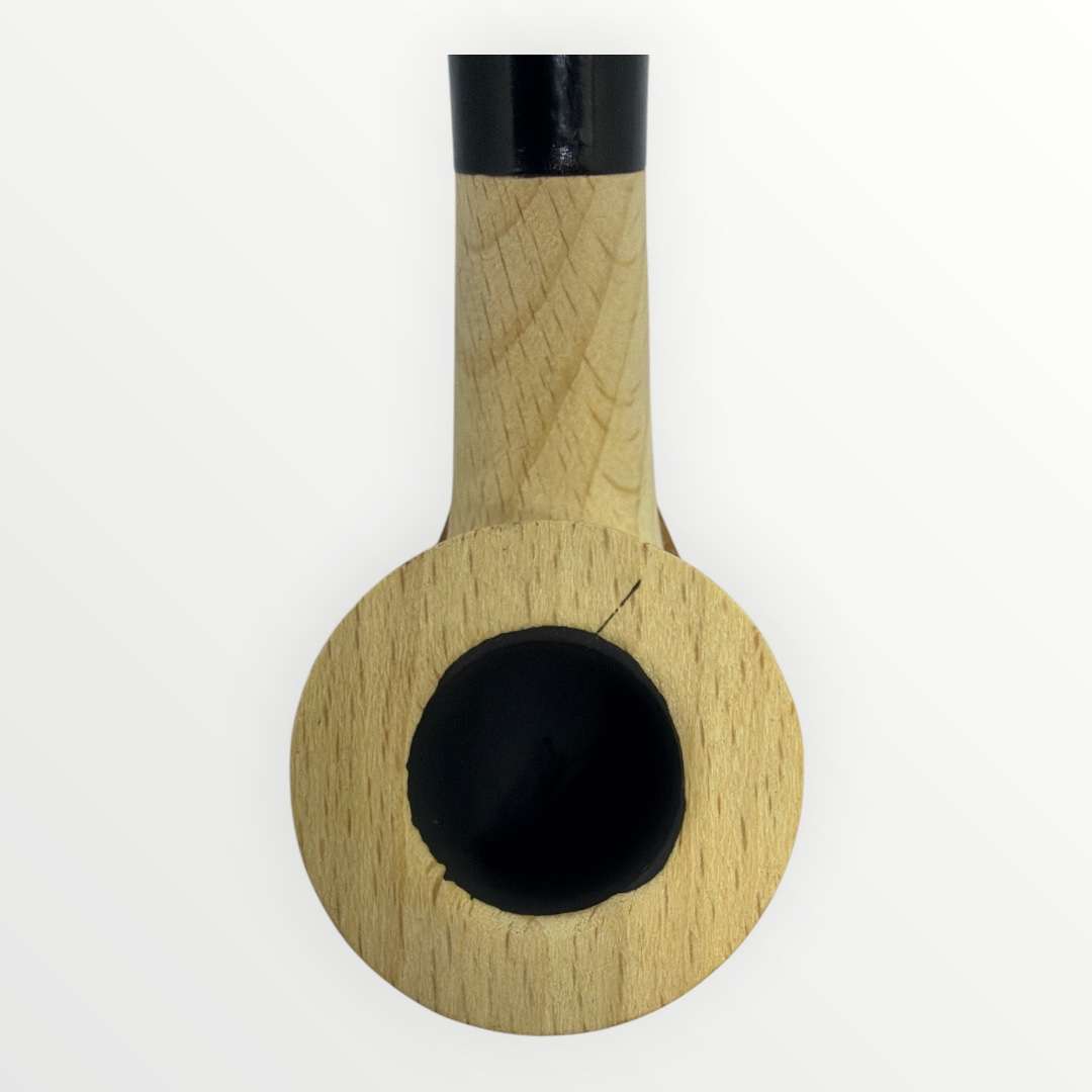 Pipa Naturell – Obehandlad Träpipa i Modell Bent Dublin (140mm)
