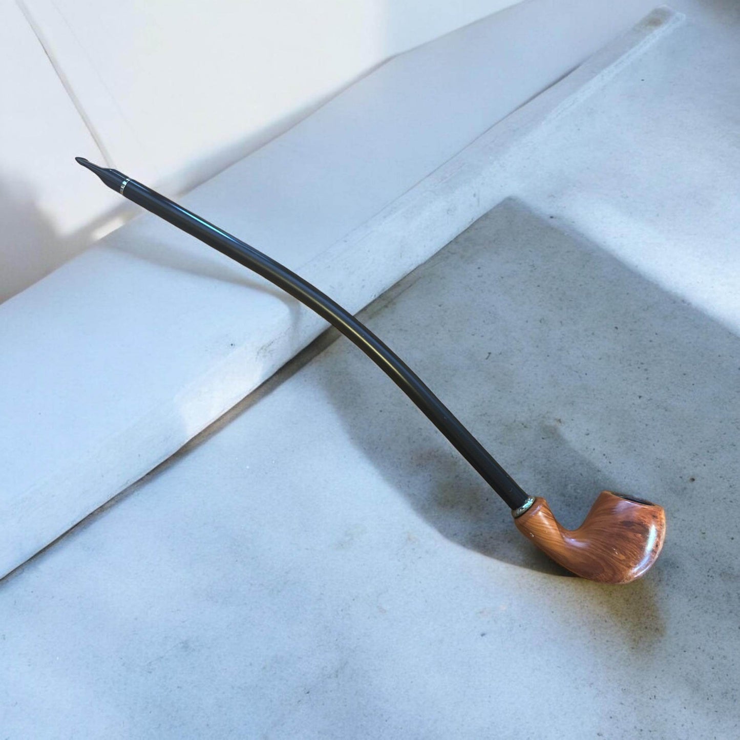 Pipa Sense Long Size Tobacco - 42 cm Churchwarden - Flera olika varianter - Pipe-Shop.se