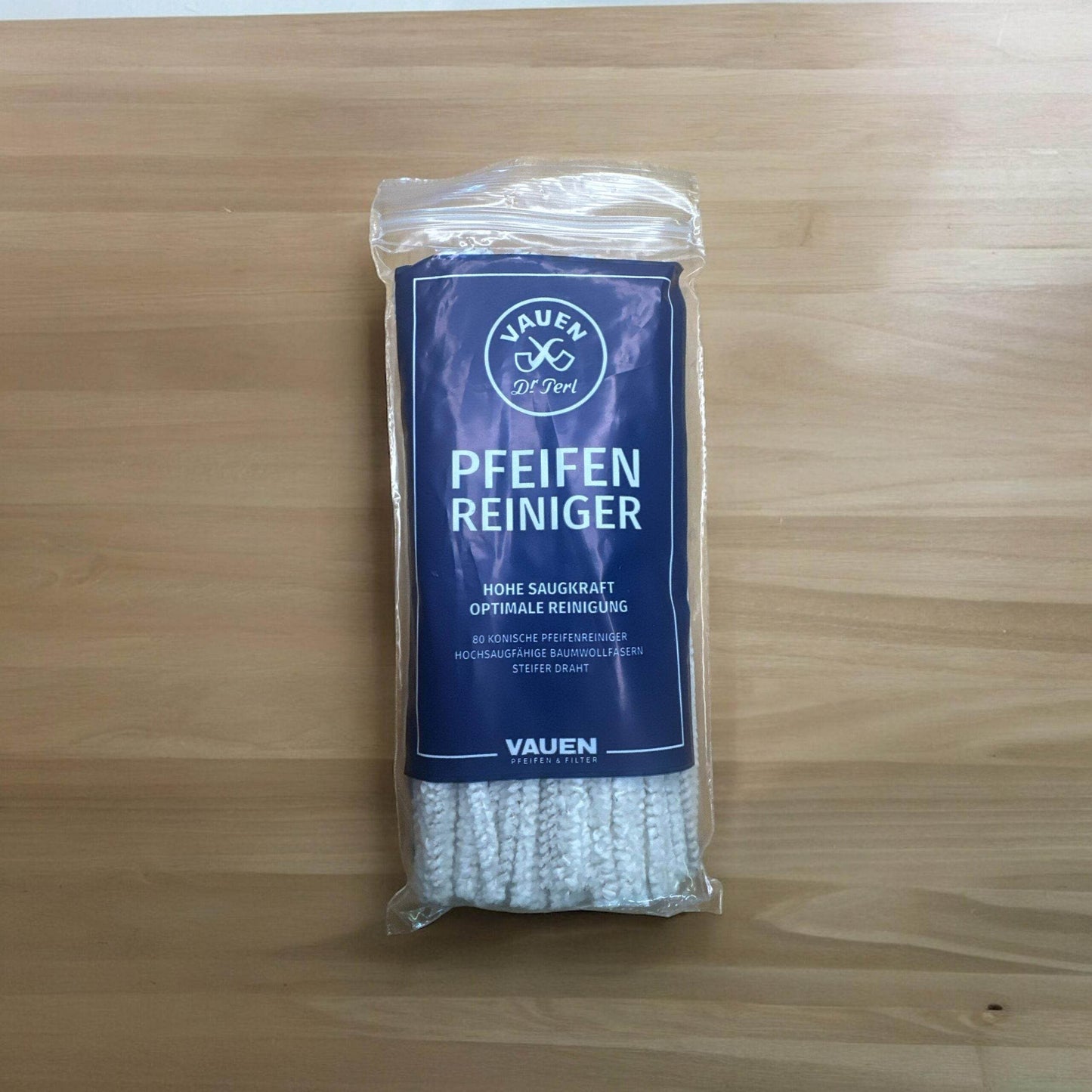 Piprensare från VAUEN – Vit Färg – Förpackning med 80 stycken - Pipe-Shop.se