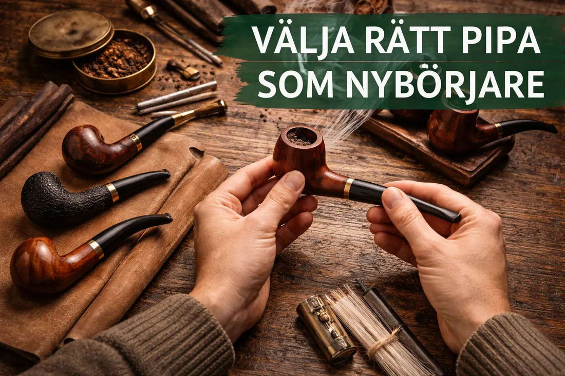 Hur väljer man rätt pipa som nybörjare? – En guide från Pipe-Shop.se