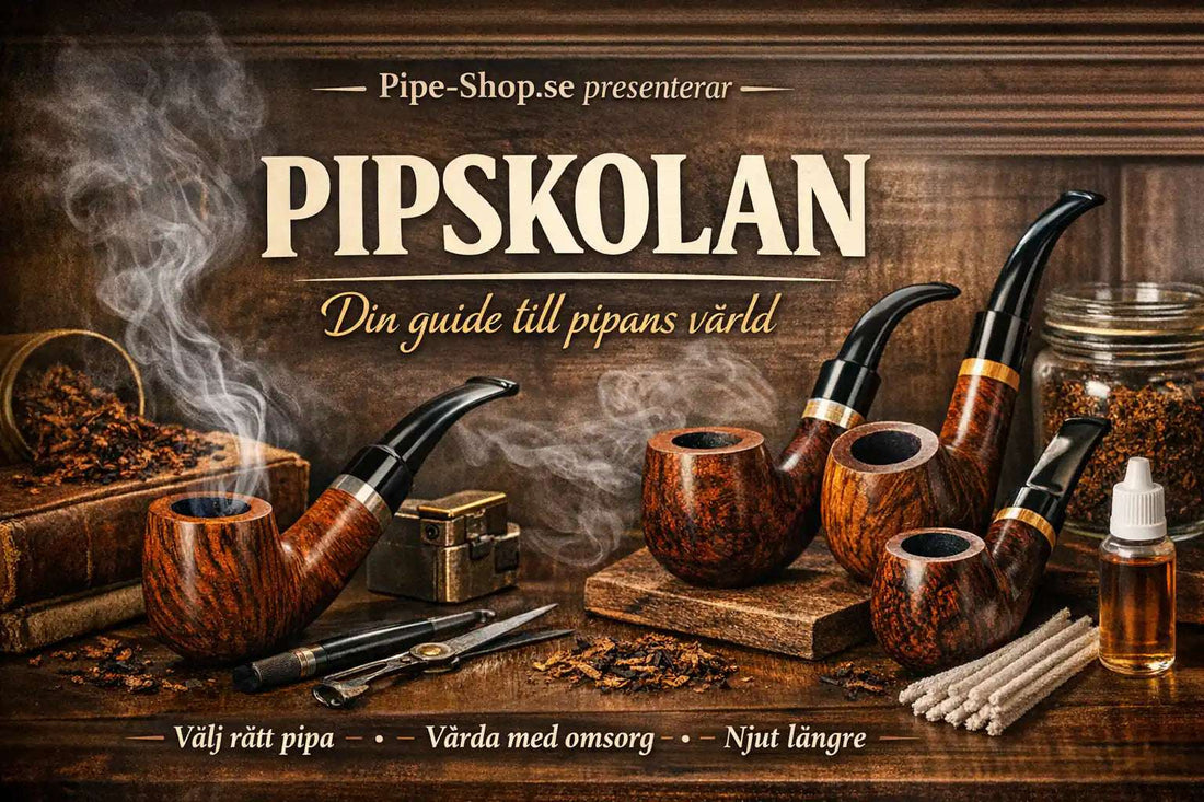 Pipskolan – allt du behöver veta för att hitta rätt pipa (och njuta längre)