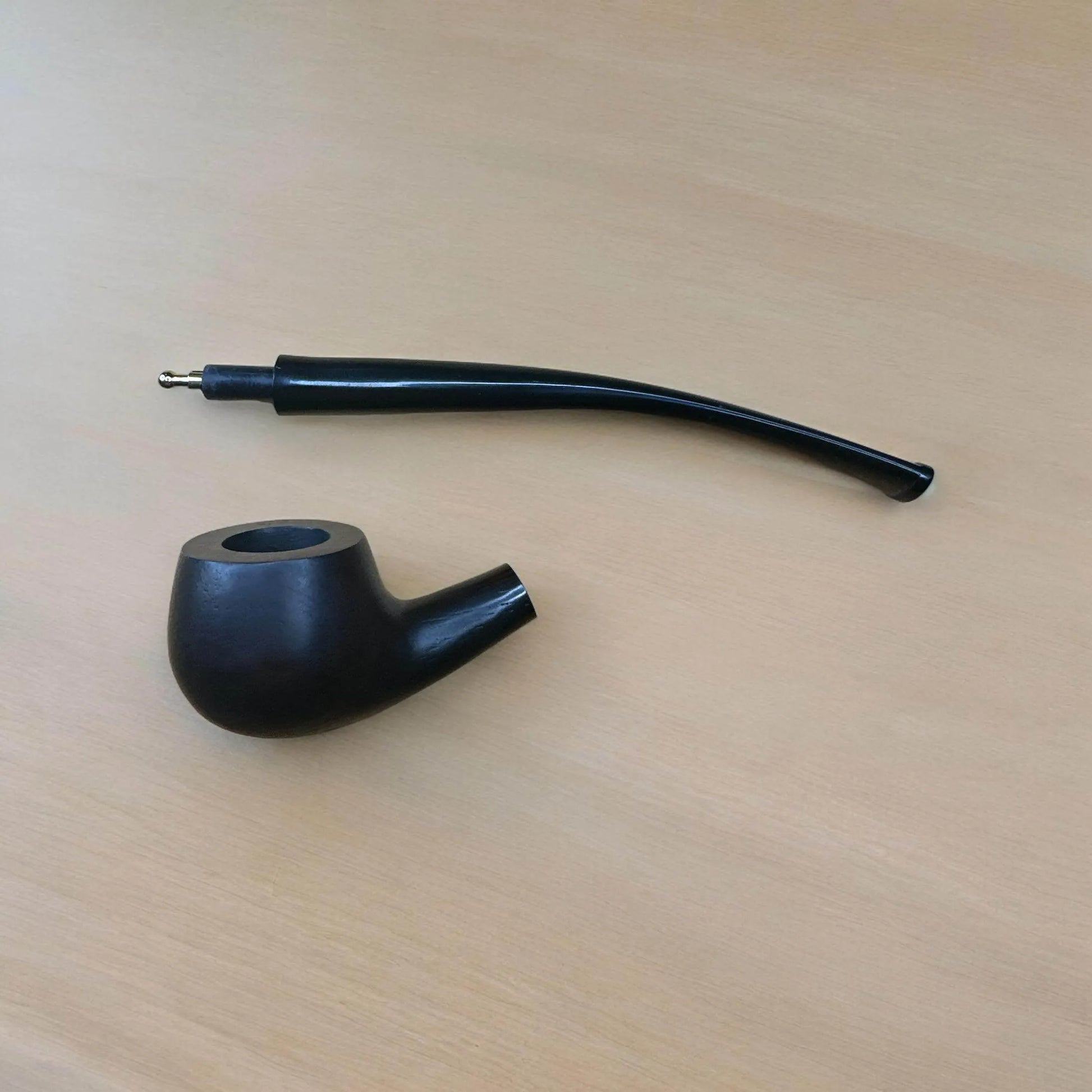 17 cm Churchwarden Pipa med Kylpinne – För En Kylig och Smidig Rökning