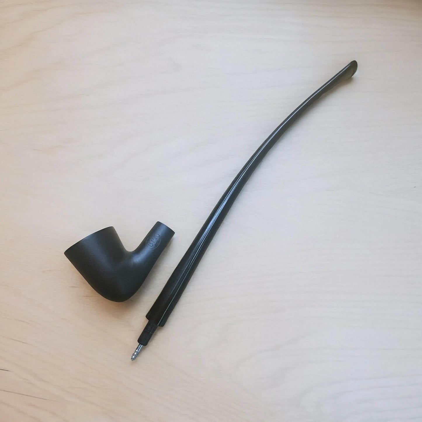 Churchwarden Pipa 25 cm - Klassisk Elegans för Rökning med Lång Stam