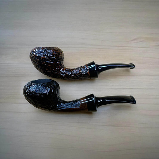 Mini Blowfish 10,6 cm Briar Pipa - Handsnidad och Graverad Tobakspipa