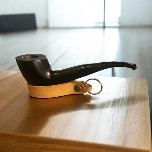 Pearwood 9mm 6558 Böjd Tobakspipa – Elegant Blackbrown