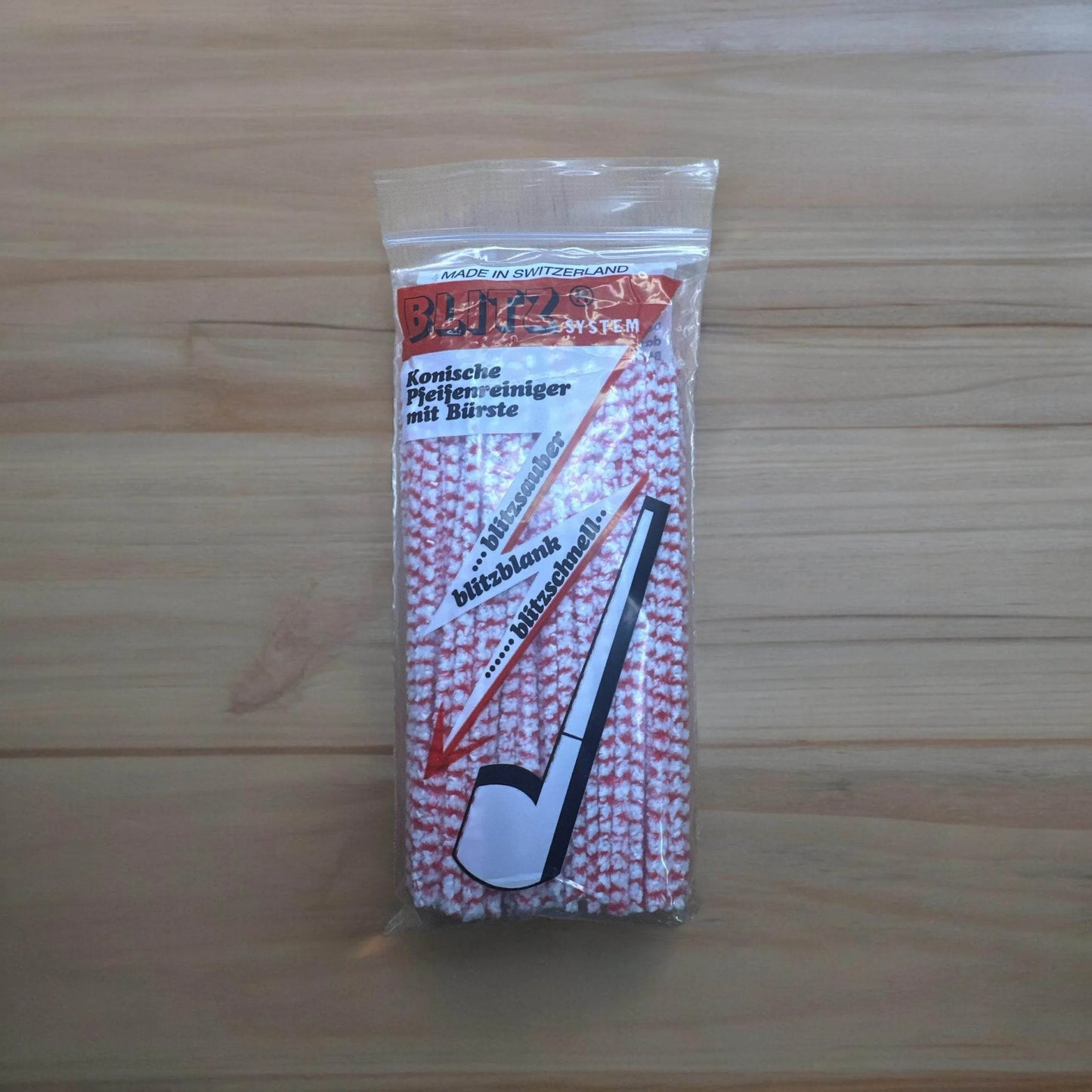 Piprensare Blitz med Borst 80-pack - Röd/Vit för Effektiv Rengöring och Fräschör
