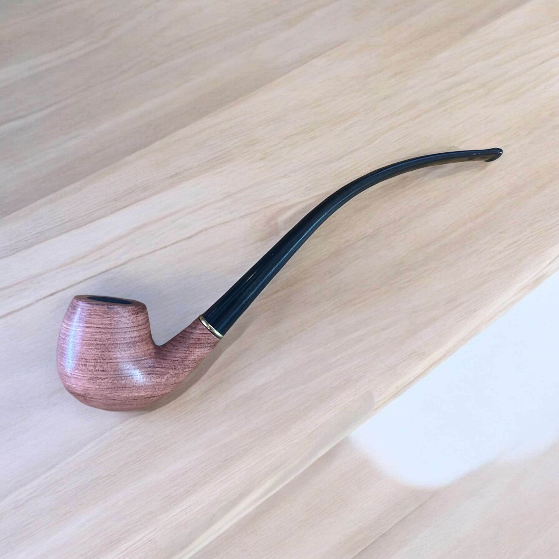 Churchwarden Rosewood Tobakspipa – 2-i-1 Design med Utbytbara Munstycken - Pipe-Shop.se