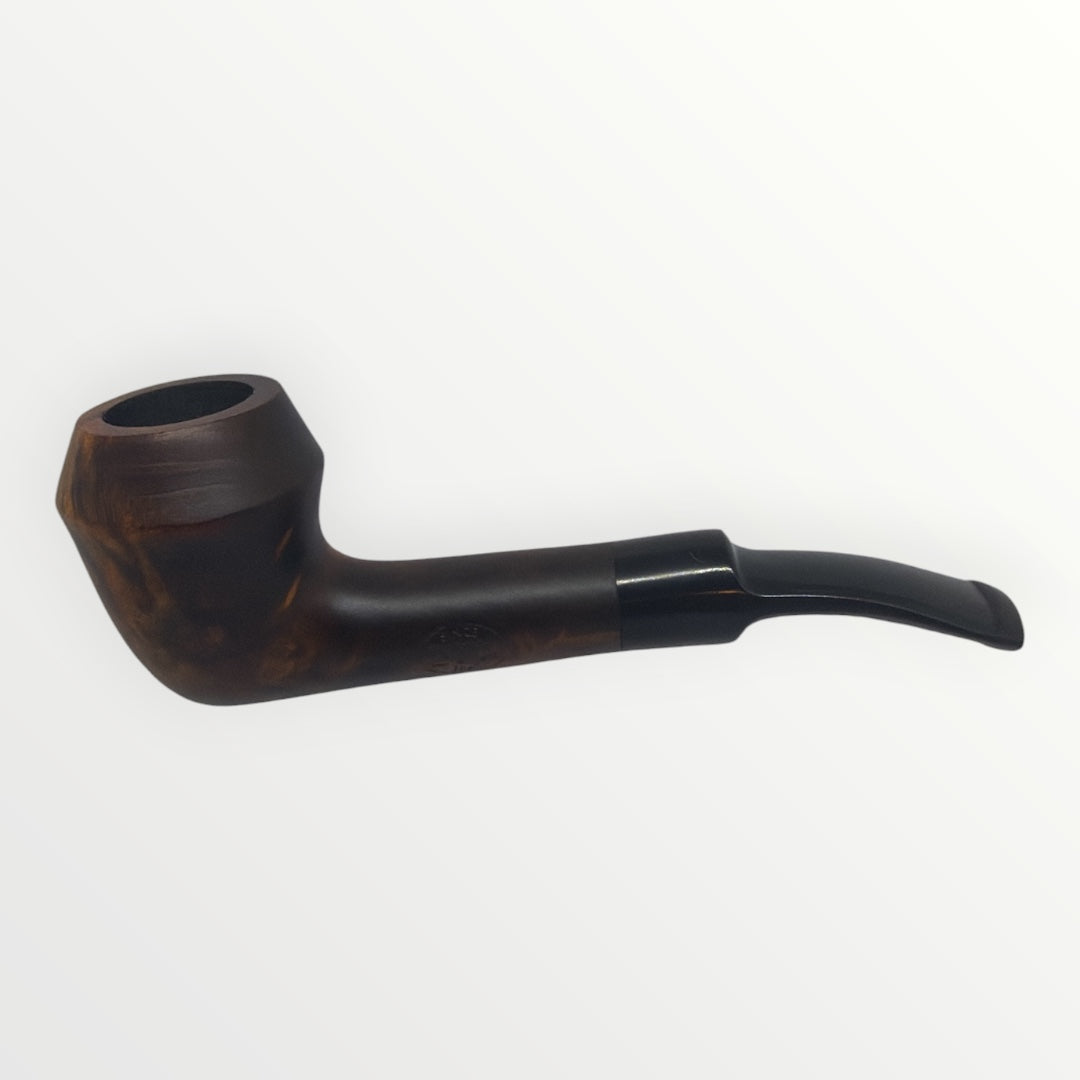 Dinkey SPORT 6412 – Halvböjd Minipipa i Briar (Mahognybrun)