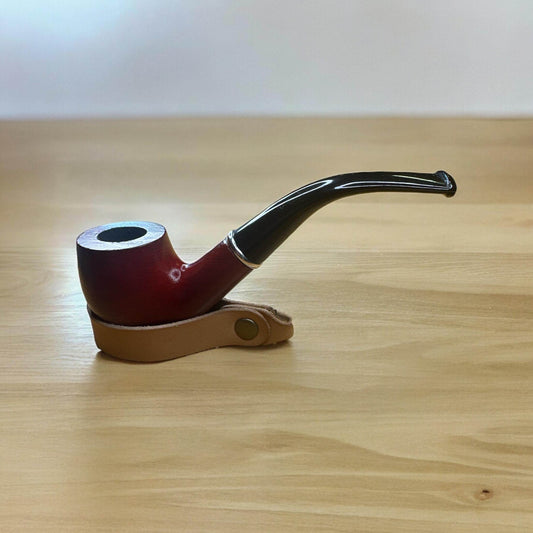 Handgjord Nybörjarpipa i Ebenholts med Kylpinne – Perfekt Start för Din Pipresa - Pipe-Shop.se