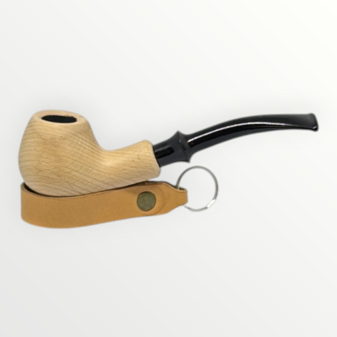 Pipa Naturell – Obehandlad Träpipa i Modell Bent Prince / Albert (152mm)