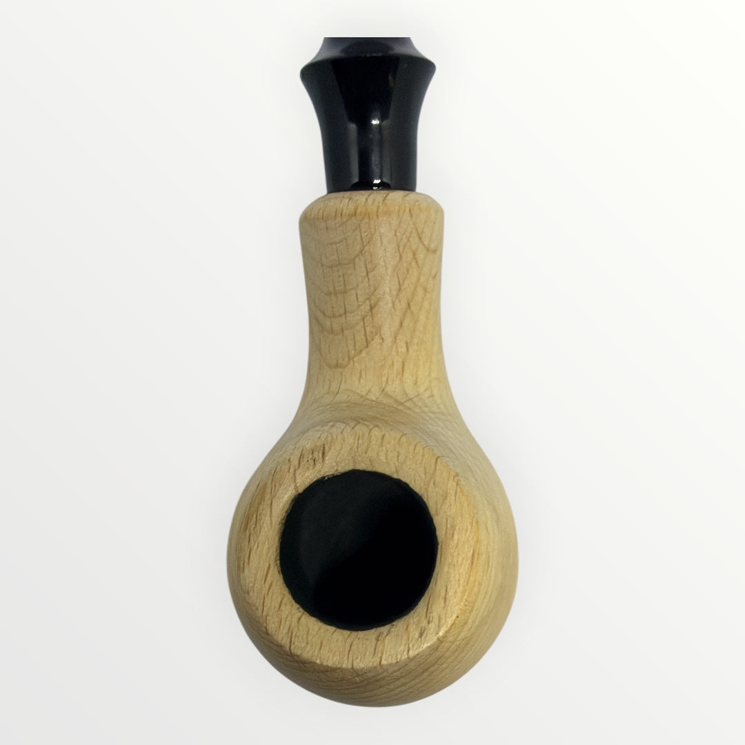 Pipa Naturell – Obehandlad Träpipa i Modell Bent Prince / Albert (152mm)