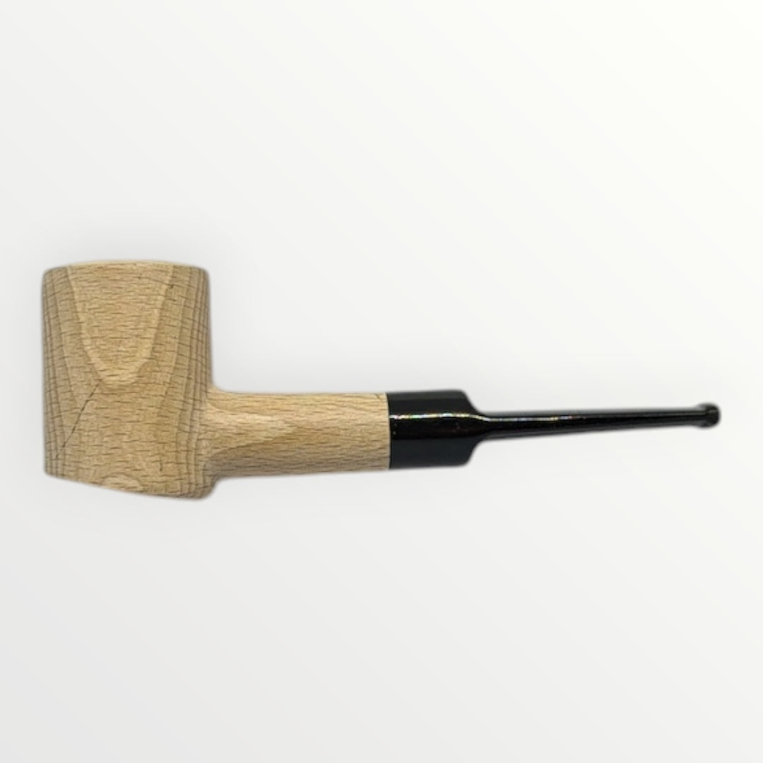 Pipa Naturell – Obehandlad Självstående Pipa i Modell Poker (141mm)