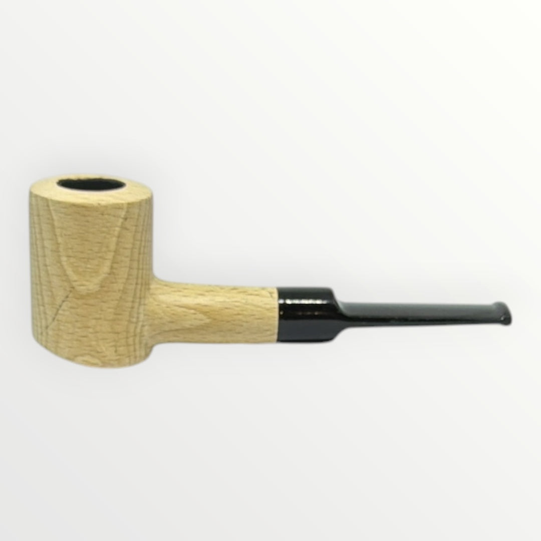 Pipa Naturell – Obehandlad Självstående Pipa i Modell Poker (141mm)