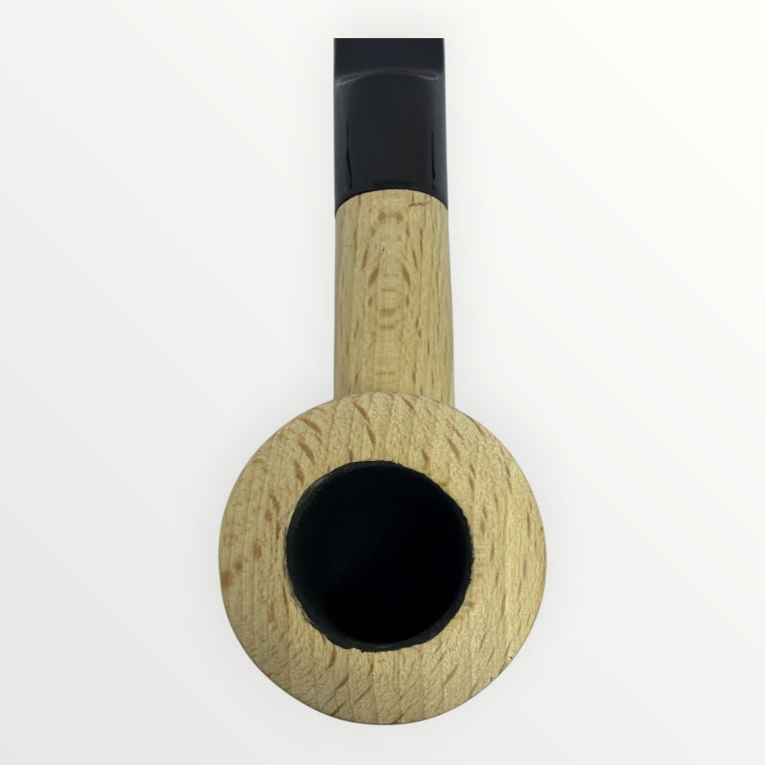 Pipa Naturell – Obehandlad Självstående Pipa i Modell Poker (141mm)
