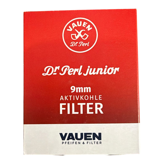 Vauen Dr. Perl Junior 9mm aktivkolsfilter – 40-pack